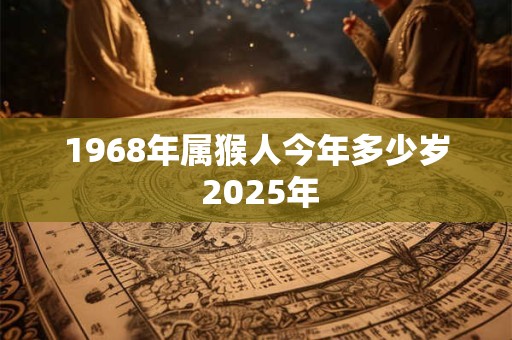1968年属猴人今年多少岁 2025年