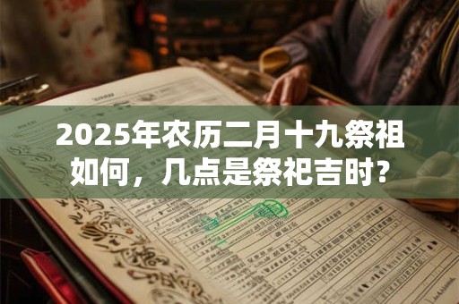 2025年农历二月十九祭祖如何，几点是祭祀吉时？