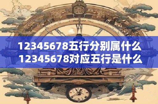 12345678五行分别属什么 12345678对应五行是什么