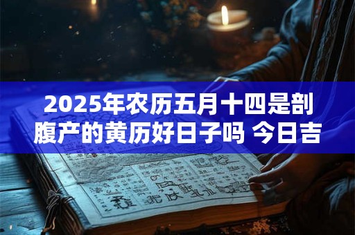 2025年农历五月十四是剖腹产的黄历好日子吗 今日吉凶查询