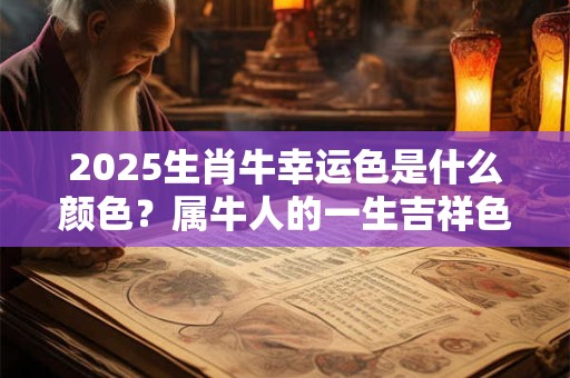 2025生肖牛幸运色是什么颜色？属牛人的一生吉祥色是哪个