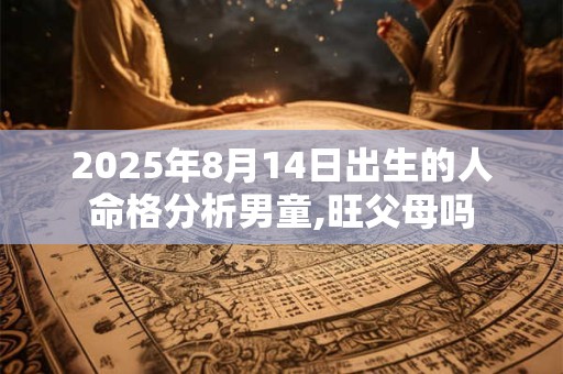 2025年8月14日出生的人命格分析男童,旺父母吗