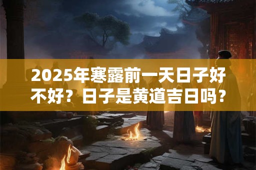 2025年寒露前一天日子好不好？日子是黄道吉日吗？