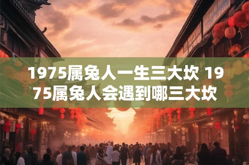 1975属兔人一生三大坎 1975属兔人会遇到哪三大坎