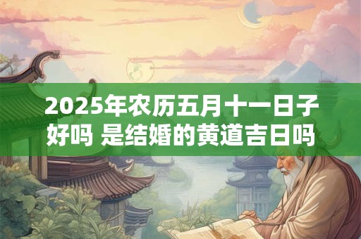 2025年农历五月十一日子好吗 是结婚的黄道吉日吗