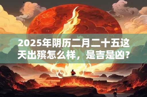 2025年阴历二月二十五这天出殡怎么样，是吉是凶？