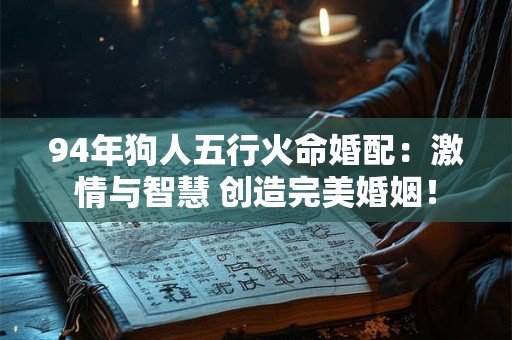 94年狗人五行火命婚配：激情与智慧 创造完美婚姻！
