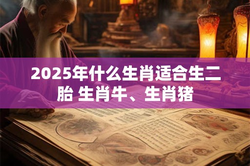2025年什么生肖适合生二胎 生肖牛、生肖猪 2025年什么生肖适合生二胎 生肖牛、生肖猪