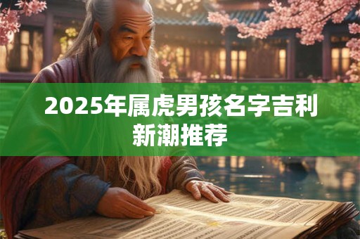 2025年属虎男孩名字吉利新潮推荐