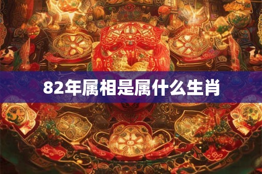 82年属相是属什么生肖