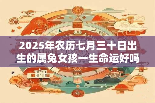 2025年农历七月三十日出生的属兔女孩一生命运好吗
