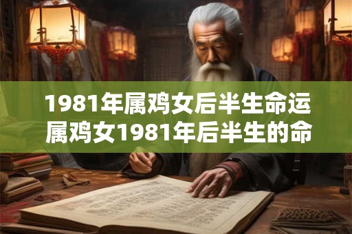 1981年属鸡女后半生命运 属鸡女1981年后半生的命运如何