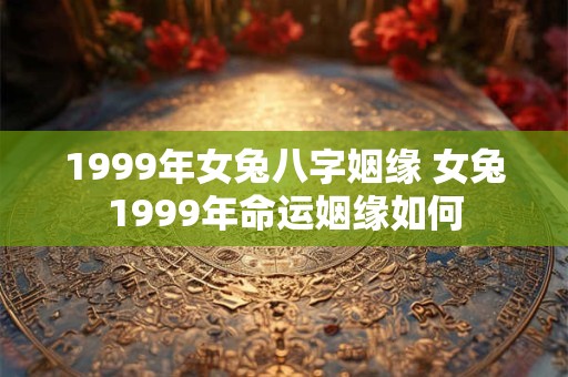 1999年女兔八字姻缘 女兔1999年命运姻缘如何