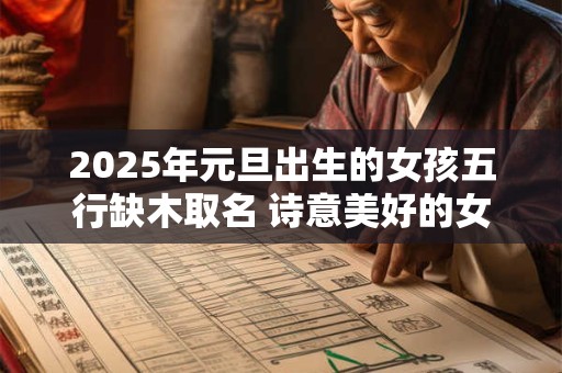 2025年元旦出生的女孩五行缺木取名 诗意美好的女孩名字