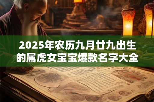 2025年农历九月廿九出生的属虎女宝宝爆款名字大全