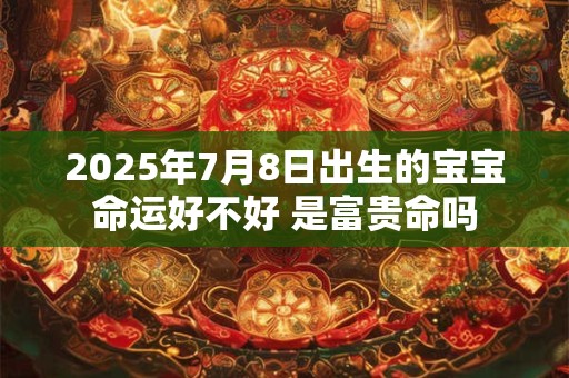 2025年7月8日出生的宝宝命运好不好 是富贵命吗