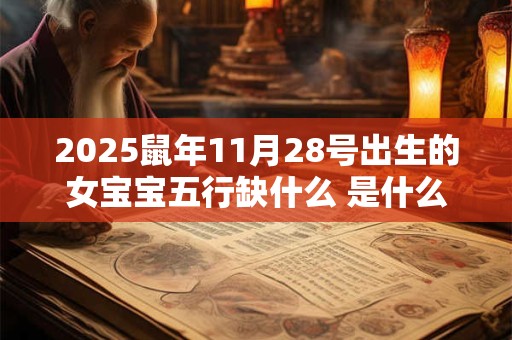 2025鼠年11月28号出生的女宝宝五行缺什么 是什么命 2025鼠年11月28号出生的女宝宝五行缺什么 是什么命