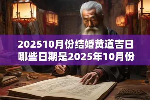 202510月份结婚黄道吉日 哪些日期是2025年10月份的黄道吉日结婚