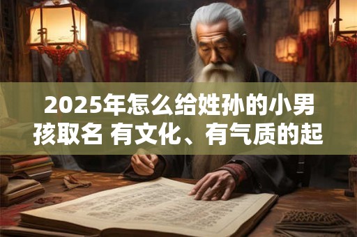 2025年怎么给姓孙的小男孩取名 有文化、有气质的起名大全
