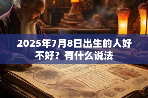2025年7月8日出生的人好不好?有什么说法 2025年7月8日出生的人好不好?有什么说法