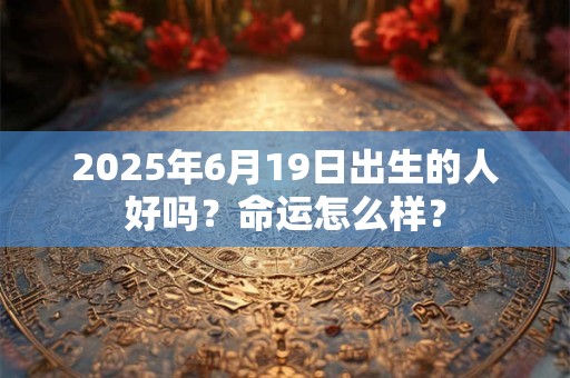 2025年6月19日出生的人好吗?命运怎么样? 2025年6月19日出生的人好吗?命运怎么样?