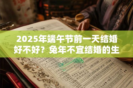 2025年端午节前一天结婚好不好?兔年不宜结婚的生肖 2025年端午节前一天结婚好不好?兔年不宜结婚的生肖