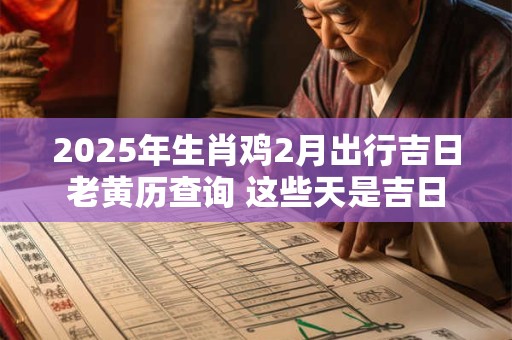 2025年生肖鸡2月出行吉日老黄历查询 这些天是吉日
