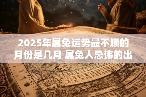 2026年属兔运势最不顺的月份是几月 属兔人忌讳的出生月份