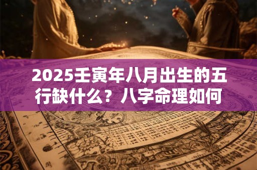 2025壬寅年八月出生的五行缺什么？八字命理如何