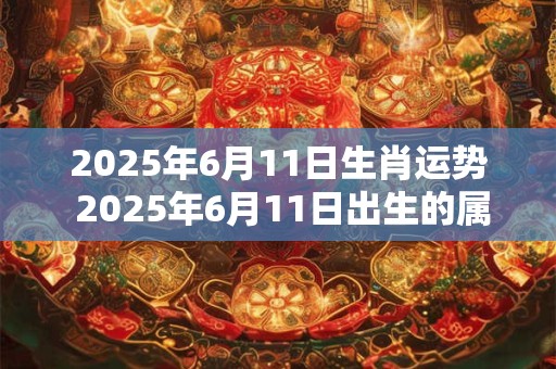 2025年6月11日生肖运势 2025年6月11日出生的属什么生肖其运势如何