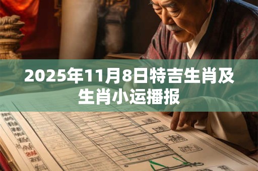 2025年11月8日特吉生肖及生肖小运播报