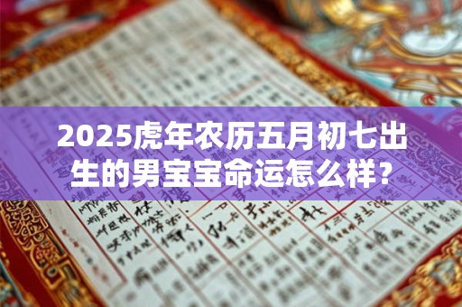 2025虎年农历五月初七出生的男宝宝命运怎么样？