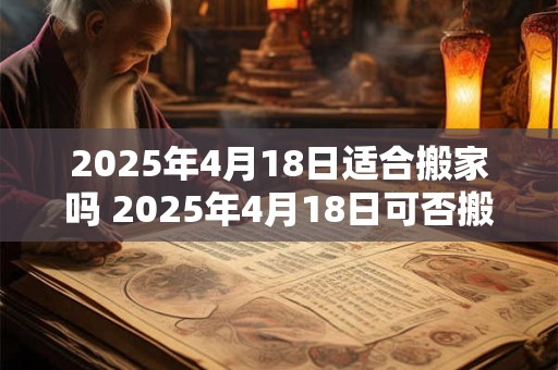 2026年4月18日适合搬家吗 2026年4月18日可否搬家 2026年4月18日适合搬家吗 2026年4月18日可否搬家