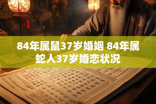84年属鼠37岁婚姻 84年属蛇人37岁婚恋状况 84年属鼠37岁婚姻 84年属蛇人37岁婚恋状况
