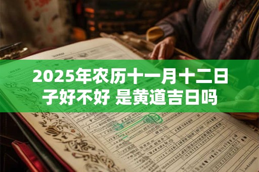 2025年农历十一月十二日子好不好 是黄道吉日吗