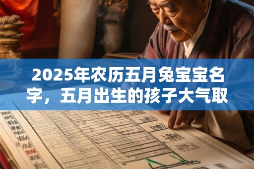 2025年农历五月兔宝宝名字，五月出生的孩子大气取名推荐