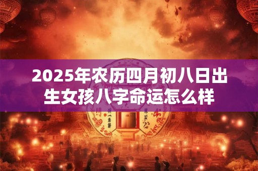 2025年农历四月初八日出生女孩八字命运怎么样