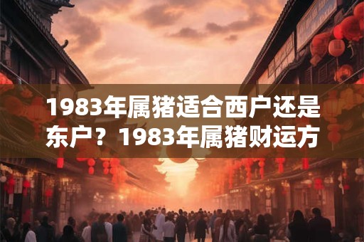 1983年属猪适合西户还是东户？1983年属猪财运方位