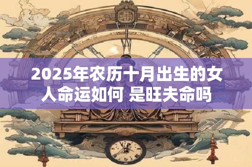 2025年农历十月出生的女人命运如何 是旺夫命吗