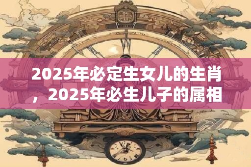 2025年必定生女儿的生肖，2025年必生儿子的属相