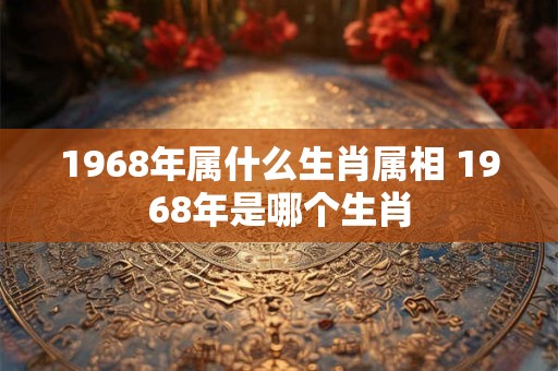 1968年属什么生肖属相 1968年是哪个生肖 1968年属什么生肖属相 1968年是哪个生肖
