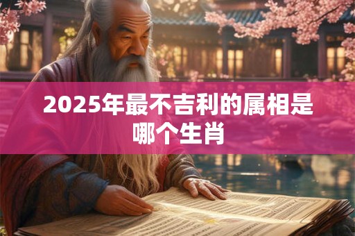 2025年最不吉利的属相是哪个生肖