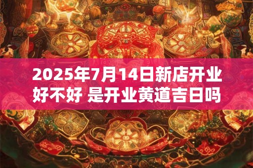 2025年7月14日新店开业好不好 是开业黄道吉日吗