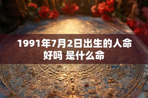1991年7月2日出生的人命好吗 是什么命