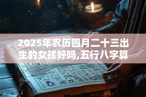 详细阅读:2025年农历四月二十三出生的女孩好吗,五行八字算命 2025年农历四月二十三出生的女孩好吗,五行八字算命
