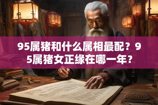 95属猪和什么属相最配？95属猪女正缘在哪一年？