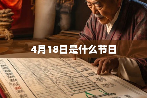 4月18日是什么节日 4月18日是什么节日