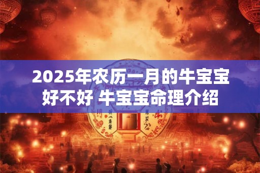 2025年农历一月的牛宝宝好不好 牛宝宝命理介绍