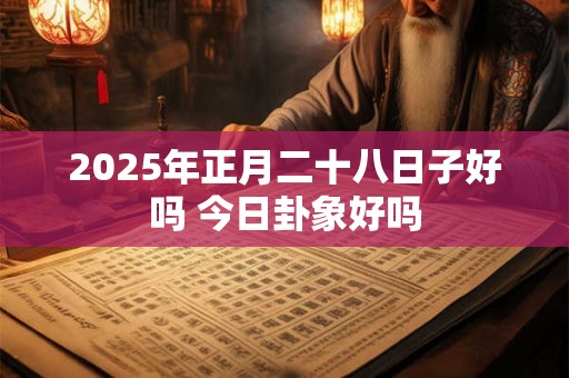 2025年正月二十八日子好吗 今日卦象好吗