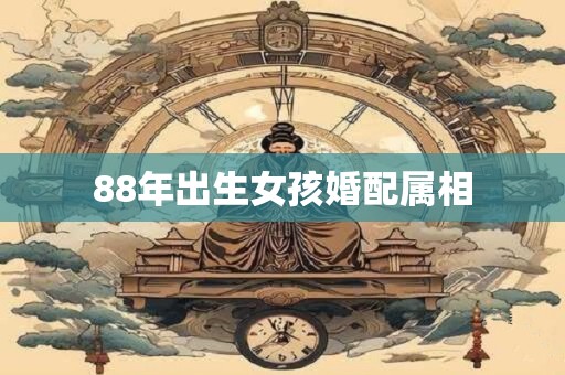 88年出生女孩婚配属相